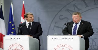 Macron Ve Rasmussen Basın Toplantısı Düzenledi