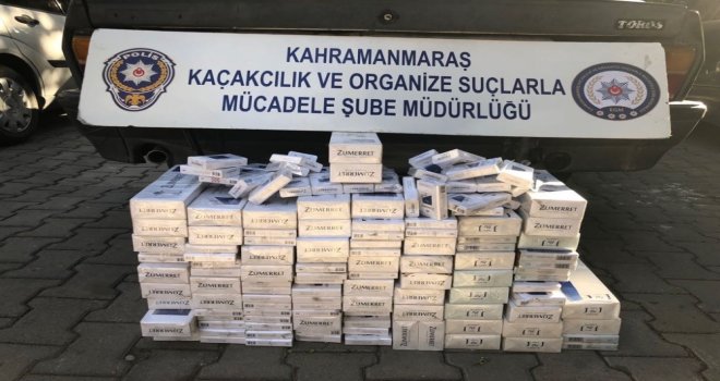 Kahramanmaraşta Kaçak Sigara Operasyonu