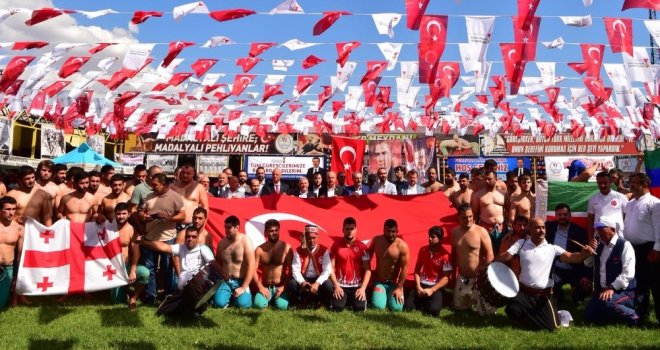 Kahramanmaraşta Uluslararası Güreş Festivali Tamamlandı