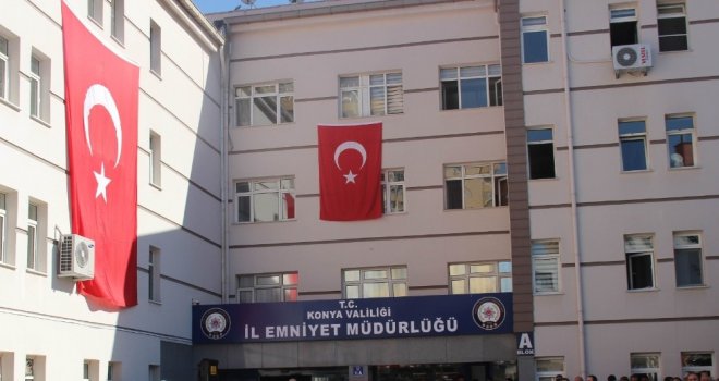 Konya Emniyet Müdürlüğünde Terfi Heyecanı