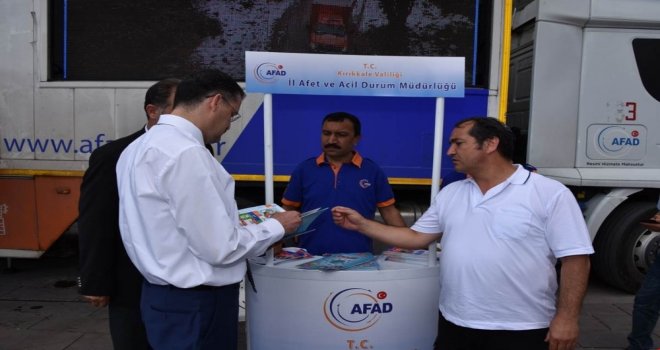 Afad Deprem Simülasyon Tırı Kırıkkalede