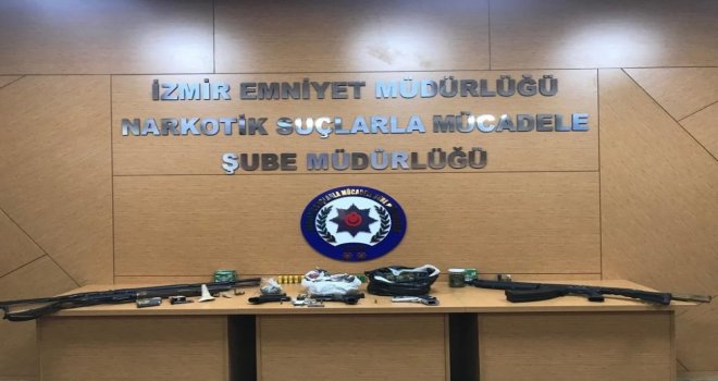 İzmirde Eş Zamanlı Narkotik Operasyonu