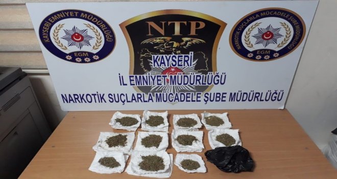 Kayseri Polisi Uyuşturucuya Geçit Vermiyor: 142 Gram Bonzai Ele Geçirildi