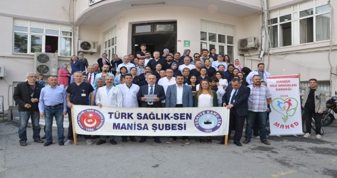 Manisalı Sağlıkçılardan Sağlıkta Şiddete Son Çağrısı