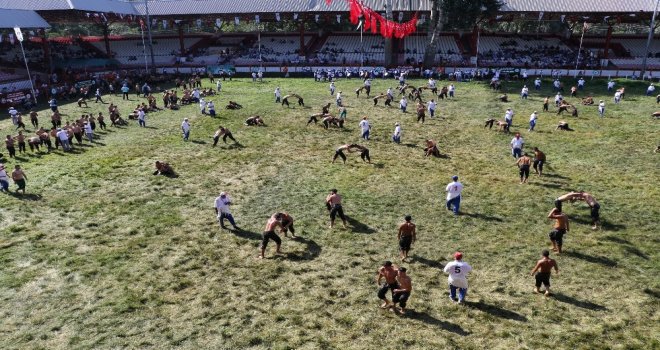 657. Kırkpınar Yağlı Güreşleri İkinci Gün Güreşleri Başladı