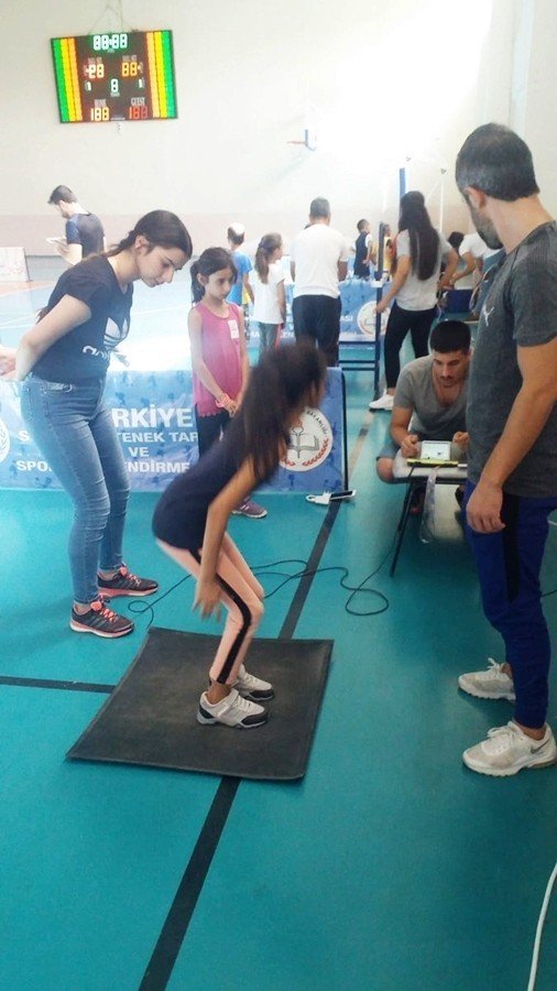 Çermikte Sportif Yetenek Taraması Yapıldı