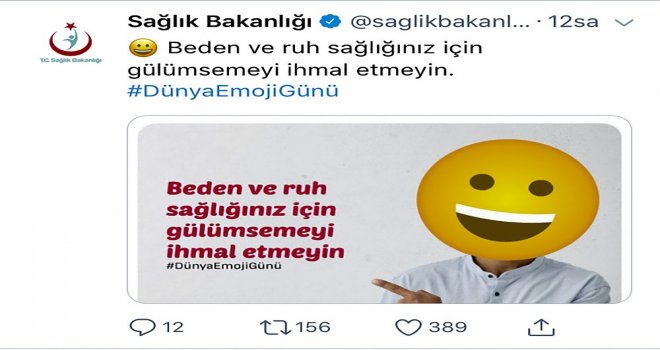 Sağlık Bakanlığından Sağlıklı Emojiler