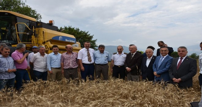 Anıza Direk Ekim Makinesi İle Hububat Ekimi Yapıldı