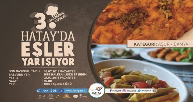 Hatayda Eşler Yarışıyor Yemek Yarışması