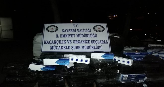 18 Bin 100 Paket Kaçak Sigara Ele Geçirildi