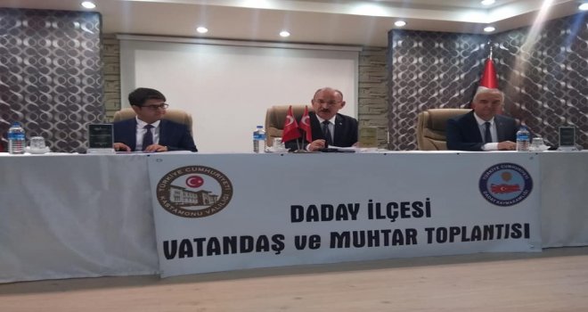 Vali Karadeniz, Dadayda Halk Toplantısına Katıldı