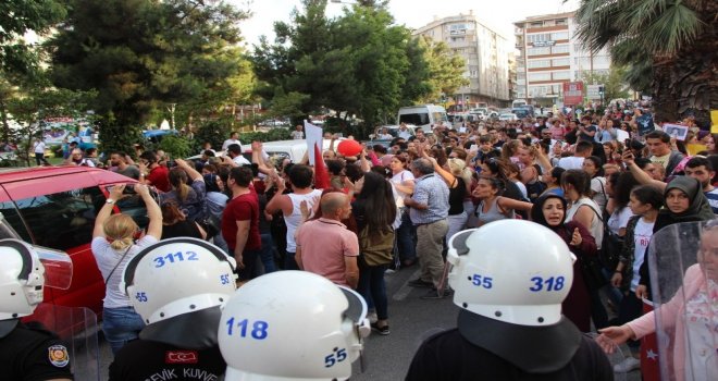 İstismar Ve Cinayetlere Karşı Yapılan Eylemde Gerginlik