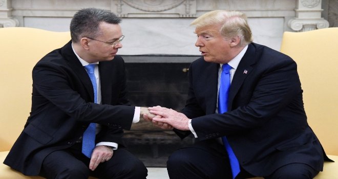 Trump, Rahip Brunson İle Görüştü