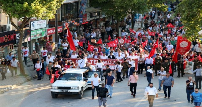 Sakaryada Milli Birlik Günü Gençlik Yürüyüşü