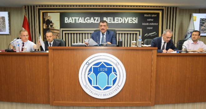 Battalgazi Belediye Meclisi, Temmuz Toplantısını Yaptı