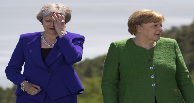 Theresa May-Merkel Gündemi Brexit