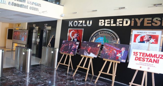 Kozlu Belediyesinde 15 Temmuz Şehitleri Anısına Fotoğraf Sergisi