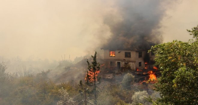 Antalyada Orman Yangını Uyarısı