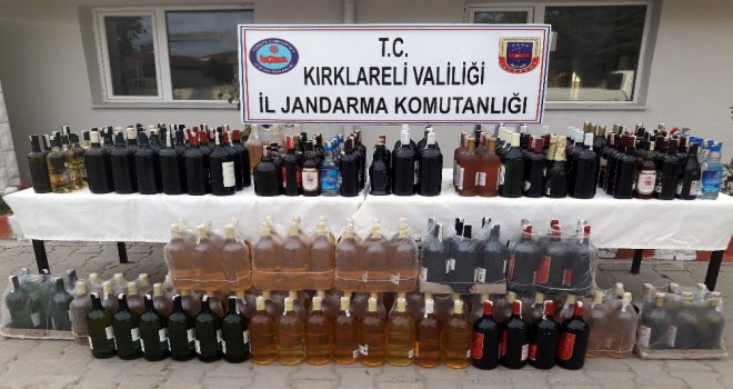 Kırklarelinde 323 Litre Sahte İçki Ele Geçirildi