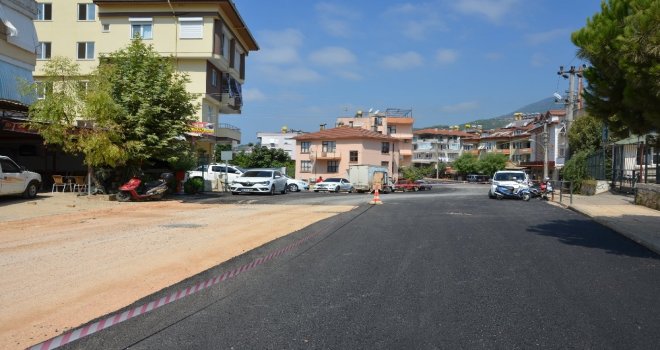 Alanya Obaya Altyapı Sonrası Sıcak Asfalt