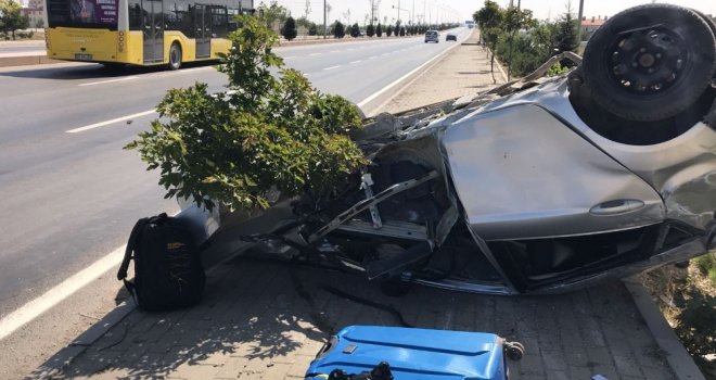 Afyonkarahisarda Trafik Kazası; 3 Yaralı