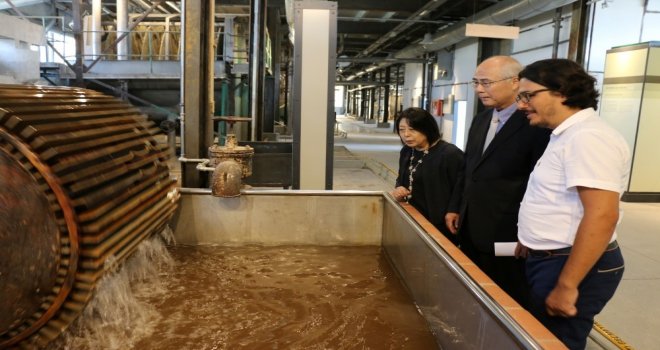 Japon Başkonsolos Bilim Merkezini Gezdi