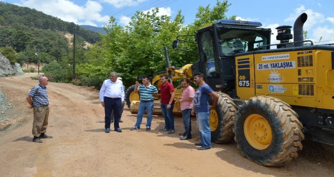 Kumluca Altınyaka-Çaltı Yolu Asfalta Hazırlanıyor