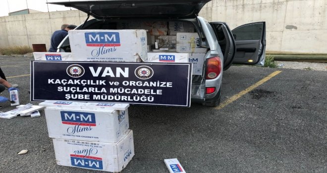 Vanda 16 Bin Paket Kaçak Sigara Ele Geçirildi