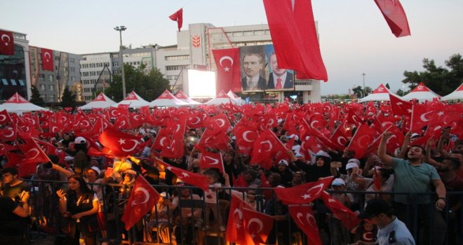 Samsun 15 Temmuz İçin Tek Yürek Oldu