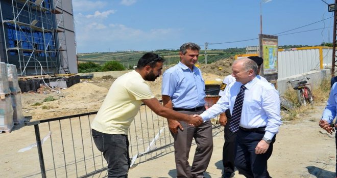 Tekirdağ Valisi Şarköyde Yatırımları İnceledi