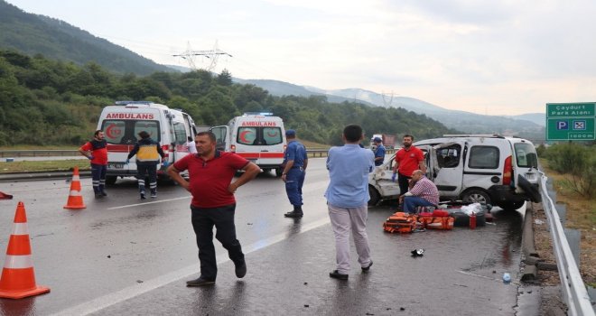 Bolu Tem Otoyolunda Zincirleme Kaza: 1 Ölü