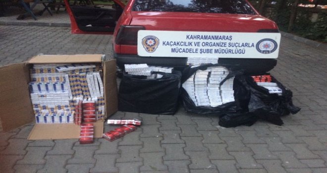 Kahramanmaraşta 2 Bin 460 Paket Kaçak Sigara Ele Geçirildi