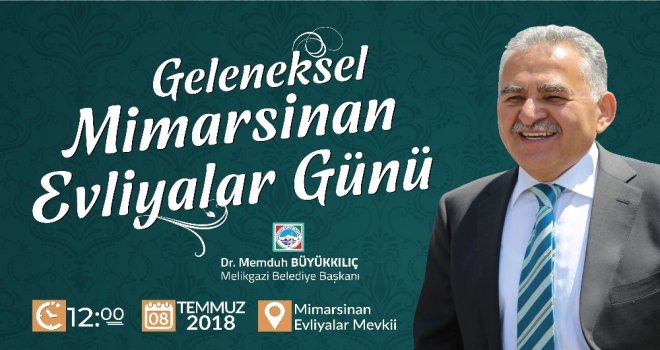 Melikgazi Belediyes Evliyalar Günü İçin Etkinlik Düzenleyecek