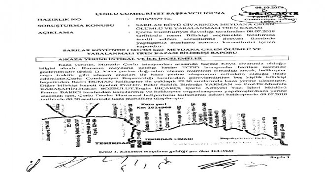 25 Kişinin Öldüğü Tren Kazasının Bilirkişi Raporu Açıklandı