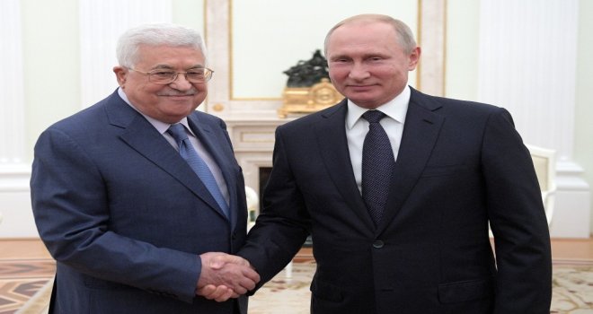 Rusya Devlet Başkanı Putin, Filistin Devlet Başkanı Abbas İle Görüştü