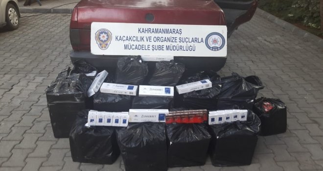 Kahramanmaraşta 3 Bin 630 Paket Kaçak Sigara Ele Geçirildi