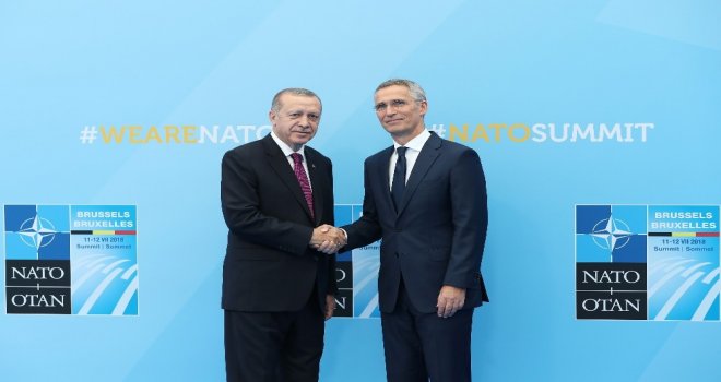 Nato Genel Sekreteri Stoltenberg Liderleri Karşıladı