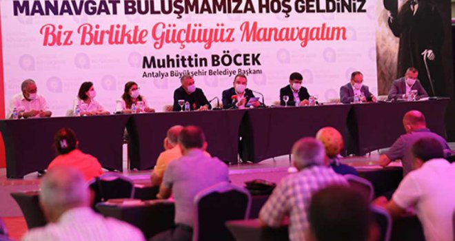 BAŞKAN BÖCEK'TEN MANAVGAT'A MÜJDELER