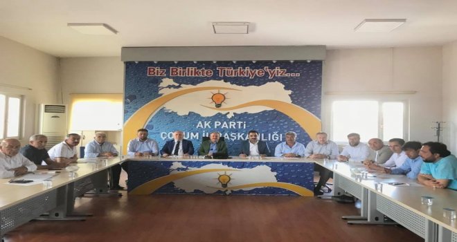 Ak Parti Teşkilatlarından Seçim Değerlendirme Toplantısı