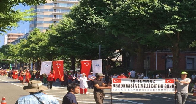 15 Temmuz Japonyada Mehterle Anıldı