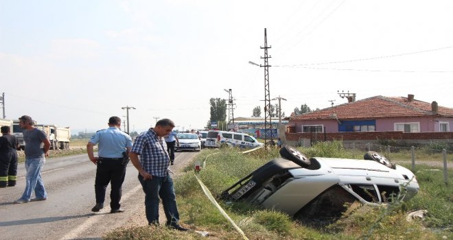 Eskişehirde Trafik Kazası; 2 Ölü 2 Ağır Yaralı