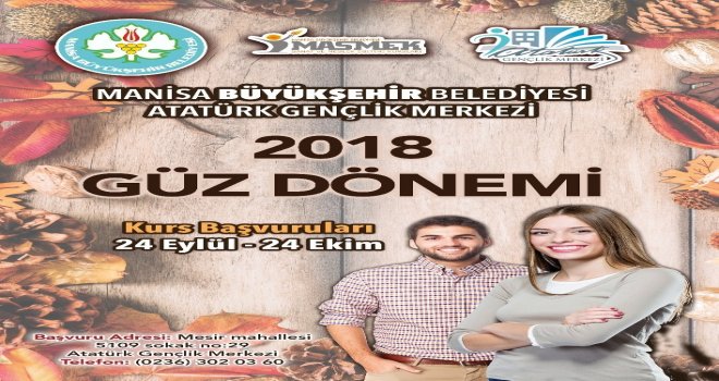 Gençlik Merkezlerinde Güz Dönemi Kayıtları Başlıyor