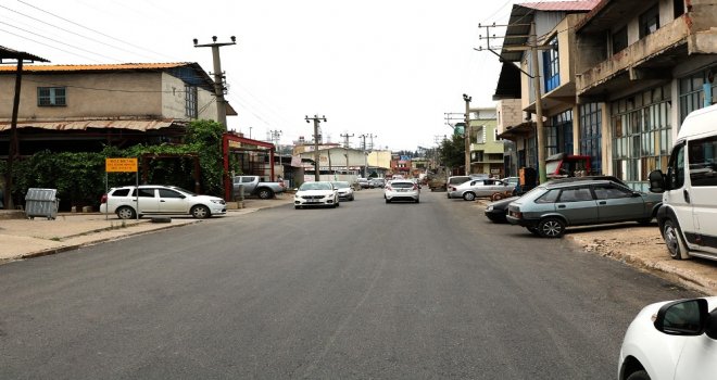 Artvin Sanayi  Caddesi Asfaltla Buluştu