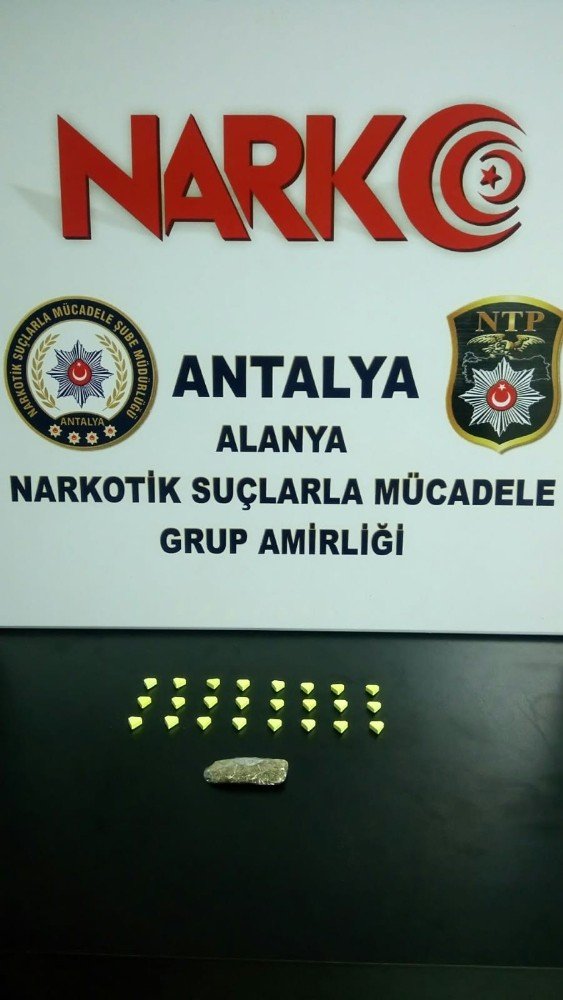 Alanyada Uyuşturucu Operasyonu: 2 Gözaltı