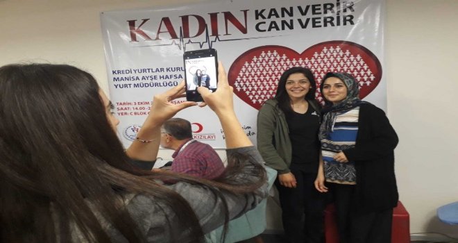 Manisada Kadın Kan Verir, Kadın Can Verir Kampanyası