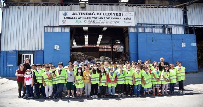 Altındağlı Çocuklar Geri Dönüşüm Tesisini Gezdi