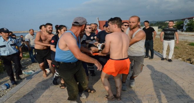 Orduda Denize Giren 4 Kişi Boğulma Tehlikesi Geçirdi