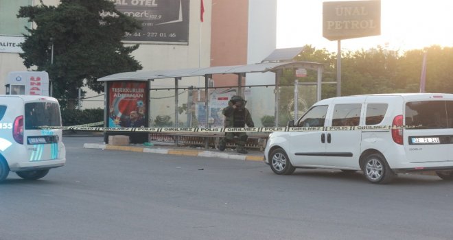 Adıyamanda Durakta Şüpheli Paket Paniği