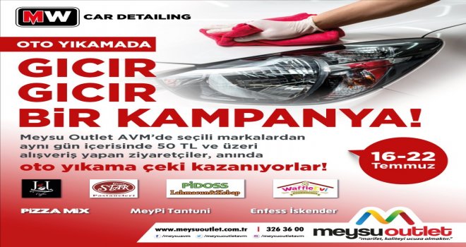 Meysu Outlet Avmden Gıcır Gıcır Kampanya