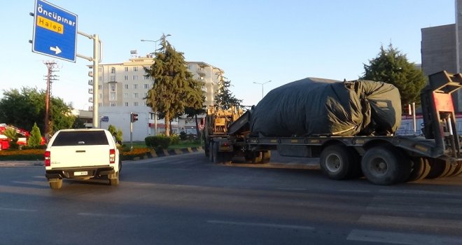 Münbiç İle Tel Rıfat Sınırına Obüs, Tank İle Zpt Sevk Edildi